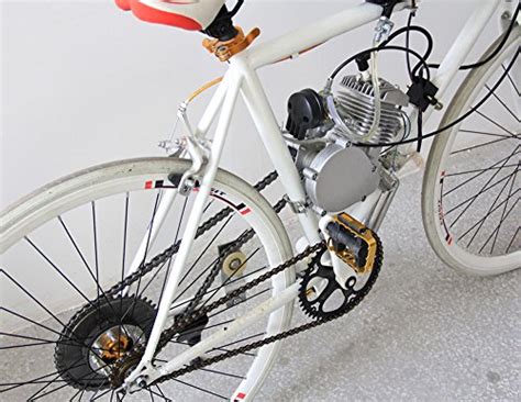 80cc Bike Bicycle Motorized 2 Stroke Cycle Gas Motor Silver Engine Kit
