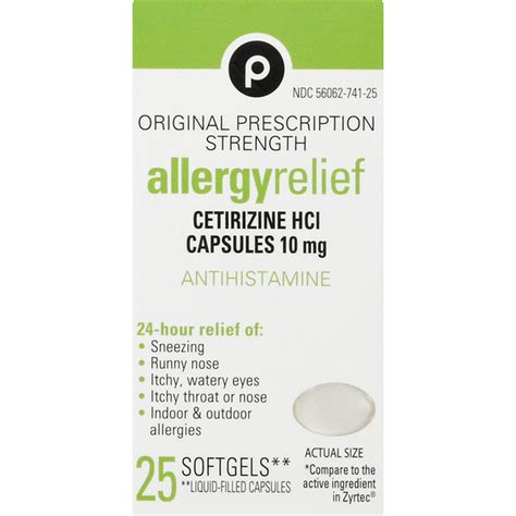 Publix Allergy Relief Original Prescription Strength Softgels 25