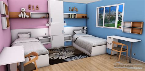 3d Model Realtime Child Room Design Cgtrader