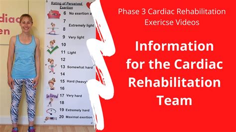 Health Care Professionals Phase 3 Cardiac Rehab Video Info
