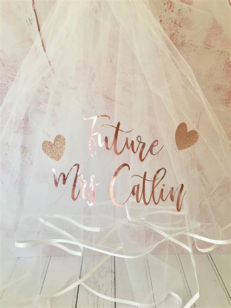 Personalised Hen Party Veil Bride To Be Veil Hen Party Etsy
