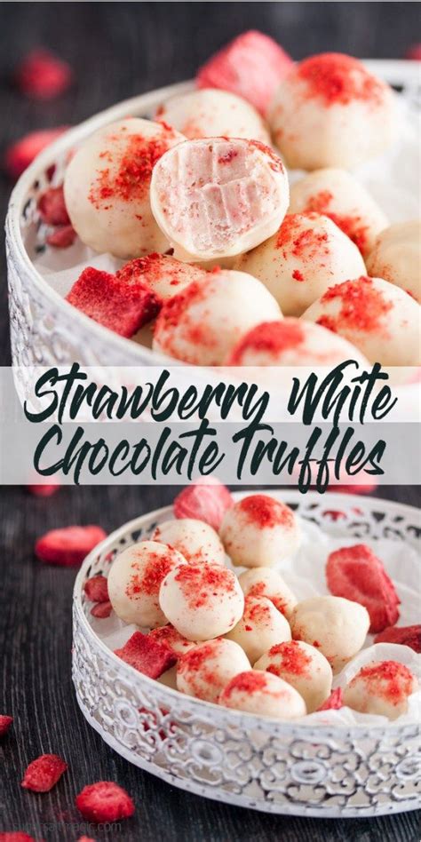 Maybe you would like to learn more about one of these? Strawberry White Chocolate Truffles | Recipe | Truffle ...
