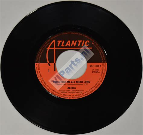 It's called 'shook me all night long.' that's what we want the song to be called.' AC/DC - You Shook Me All Night Long (7" Vinyl Single ...