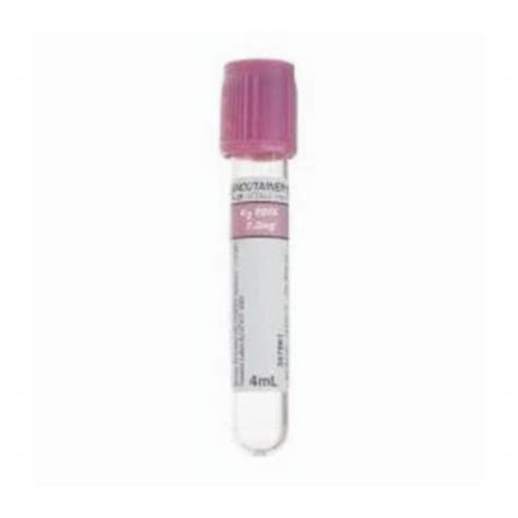 Bd Vacutainer Plastic Blood Collection Tubes With K2 Edta Hemogard