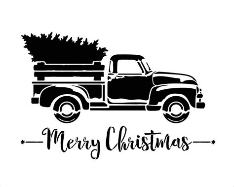 Free Svg Christmas Truck With Tree Svg Svg Images File