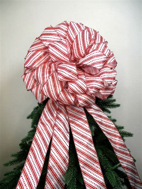 Extra Large Christmas Bow Tree Topper Bow Red Bow Red And Etsy