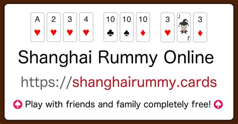 Printable Shanghai Rummy Rules