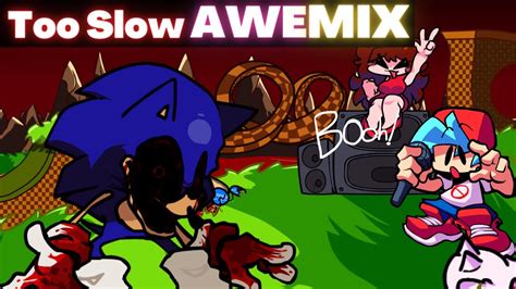 Fnf Too Slow Awes Mix Vs Sonicexe 25 30 Fanmade Mod Youtube