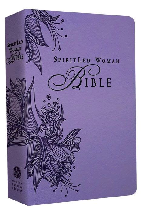 Mev Bible Spiritled Woman Lavender Leatherlike Modern English Versio