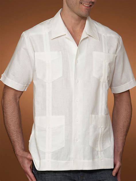 Short Sleeve Traditional Guayabera Shirt Cubavera Guayabera Shirt Guayabera Cubavera