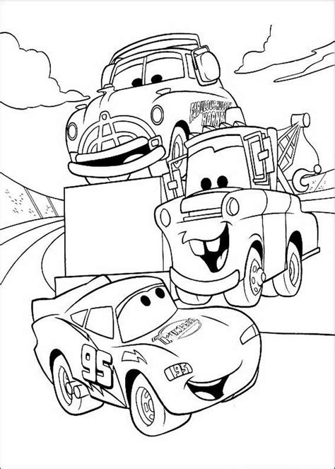 Wel kan in een schildering of tekening ruimte gesuggereerd. kleurplaten en zo » Kleurplaten van cars (pixar)