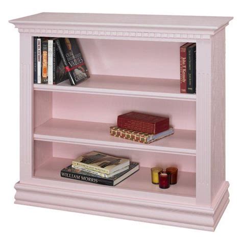 A And E Montecito Bookcase Mademoiselle Pink Bookcase Wood Furniture