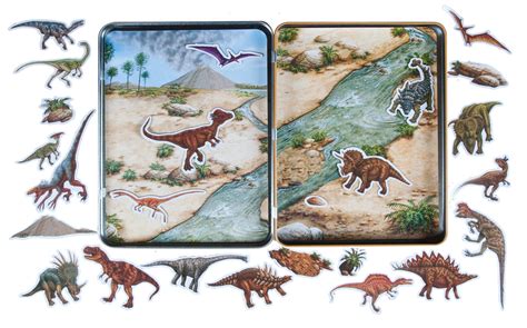 Buy Dinosaurs Magnetic Tin Playset At Mighty Ape Australia