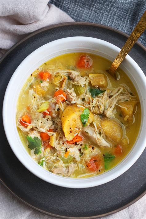 Healing Ginger Chicken Soup Grazed Enthused