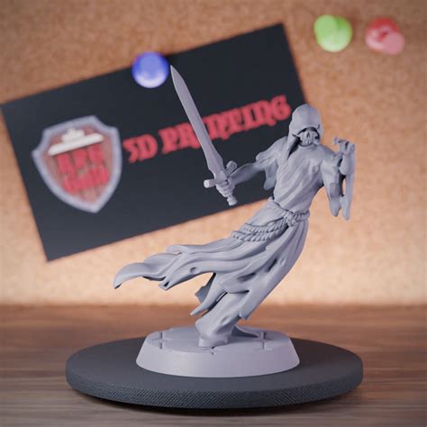 Undead Wraith Specter Miniature Ghost Dungeons And Dragons Mini Rpg