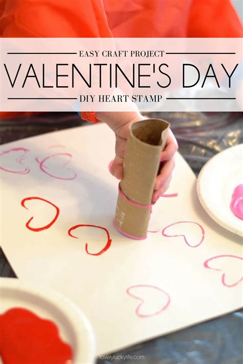 Super Easy Valentines Day Craft For Preschoolers Lovely Lucky Life