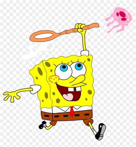 Spongebob Jellyfishing By Coconautical D56hdg0 Spongebob With