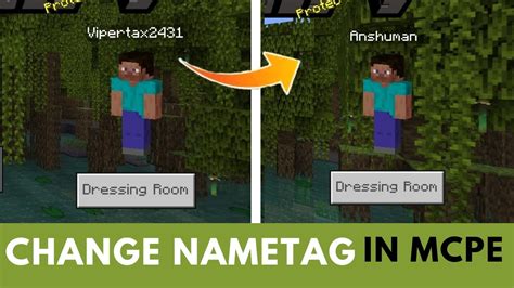 How To Change Gamertag In Mcpe Change Players Name Instantly In