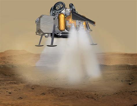 Mars Sample Return Lander Touchdown Artists Concept Nasa Mars