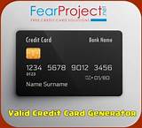 Working Credit Card Numbers With Money Images