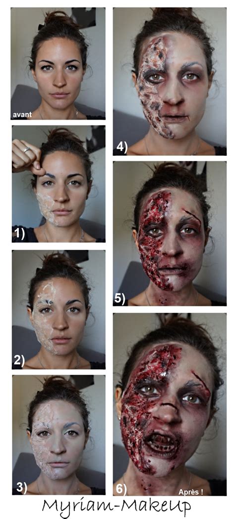 Tuto Comment Se Maquiller En Zombie Pour Halloween - Maquillage Zombie SFX - Myriam POULET