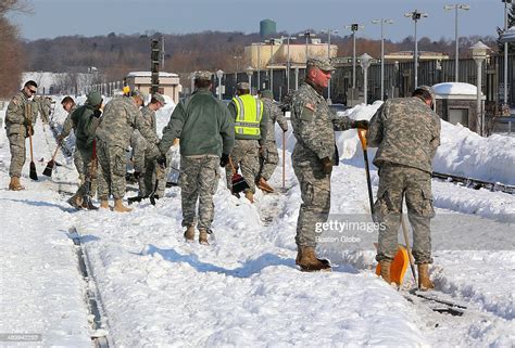 The Massachusetts Army National Guard 181st Infantry Snow Removal