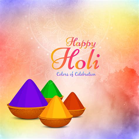 Abstract Happy Holi Festival Greeting Background 344198 Vector Art At