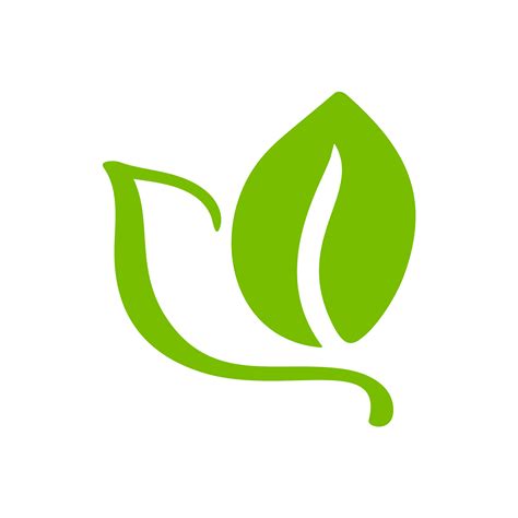 Logo Of Green Leaf Of Tea Ecology Nature Element Vector Icon Organic
