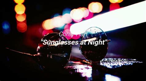 corey hart sunglasses at night lyrics youtube