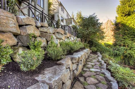 23 Trendy Terrace Landscape With Boulders Home Decoration And