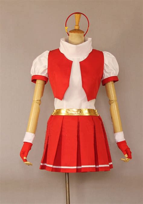 Anime Kof The King Of Fighters Asamiya Athena Cosplay Costume Custom