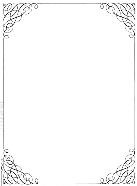 Frame Border Clipart Calligraphy And Other Clipart Images On Cliparts Pub