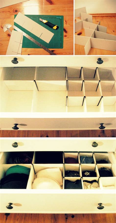 These closet sock organizers come in many sizes, styles, and materials, so it's not hard to find one that this closet organizer is perfect for storing your socks. DIY Sock Drawer Organizer | DIY | Pinterest