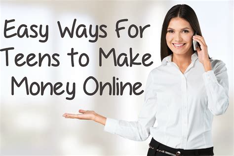If you want something that pays better, become an online tutor or start an online freelance writing business. 12 Easy Ways for Teens to Make Money Online Today!