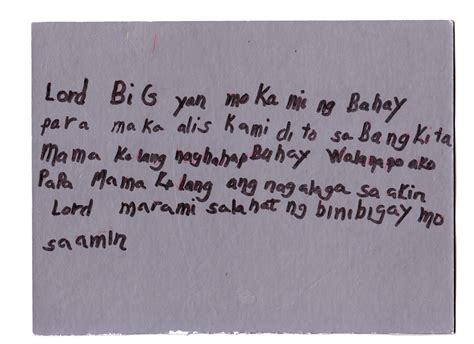 Tagalog Poem For Grade 1