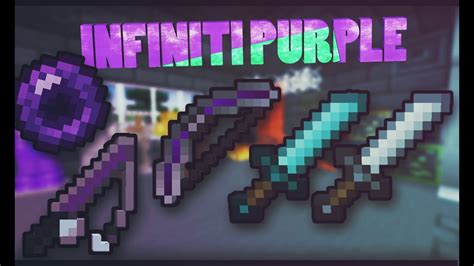 Infiniti Purple Texture Pack Pvp Sin Lag Minecraft 18918818