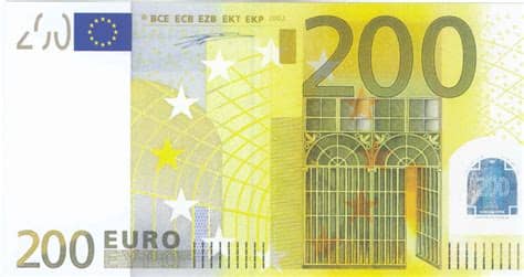 Nur noch bis einschließlich diesen freitag (26. Euro Spielgeld Geldscheine Euroscheine - € 200 Scheine ...