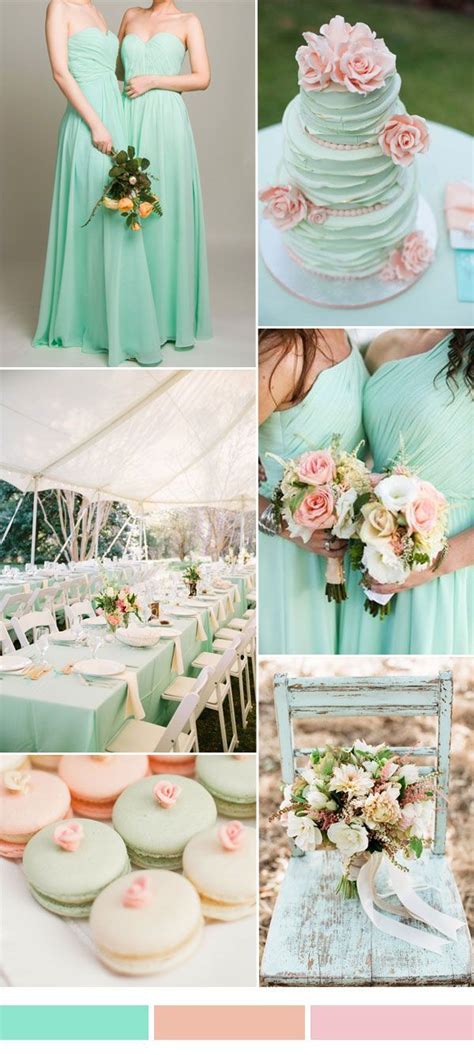 20 Best Mint Green Wedding Theme Images On Pinterest Weddings