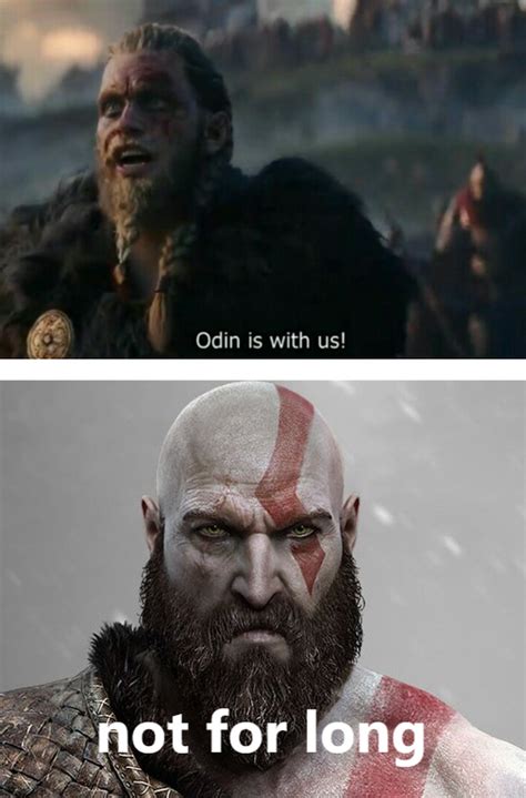 Kratos Go Boom Gaming Funny Gaming Memes Gamer Humor Stupid Funny