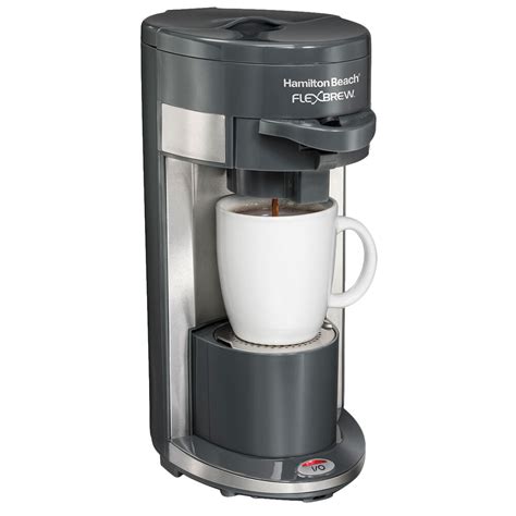 Hamilton Beach 49963 Gray Flexbrew Single Serving Coffee Maker 120v