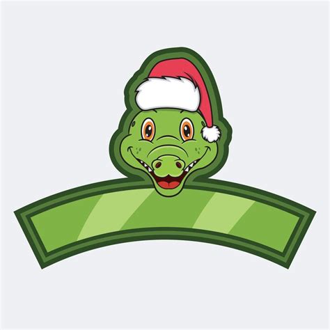 Crocodile Head Character Logo Icon Watermark Badge Emblem And Label