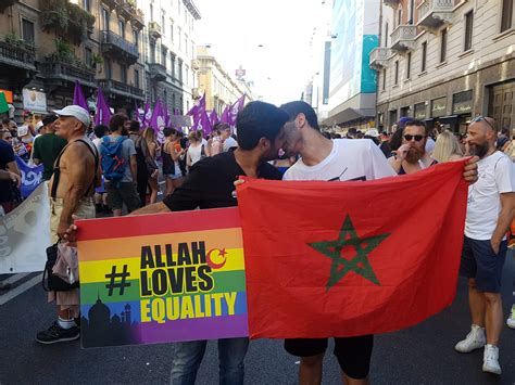 Muslim Gay Activist Receives Death Threats After Pride Kiss With Moroccan Flag Pinknews