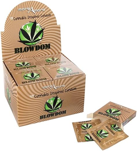 blowdom cannabis inspired condoms 2 box uk health and personal care