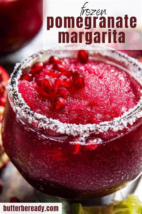 Frozen Pomegranate Margaritas Recipe Fun Drink Recipe Pomegranate