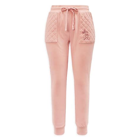 Mickey Mouse Quilted Jogger Pants For Adults Pink Was Released Today