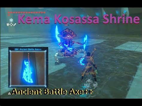 Zelda Botw Kema Kosassa Shrine A Major Test Of Strength And Ancient
