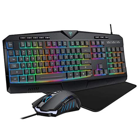 Buy Pictek Gaming Keyboard And Mouse Combo Wired Led Rgb Backlit With