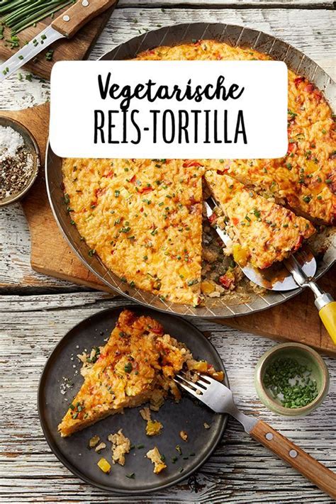 Vegetarische Reis Tortilla Veggie Ohne Fleisch Leckeres Abendessen