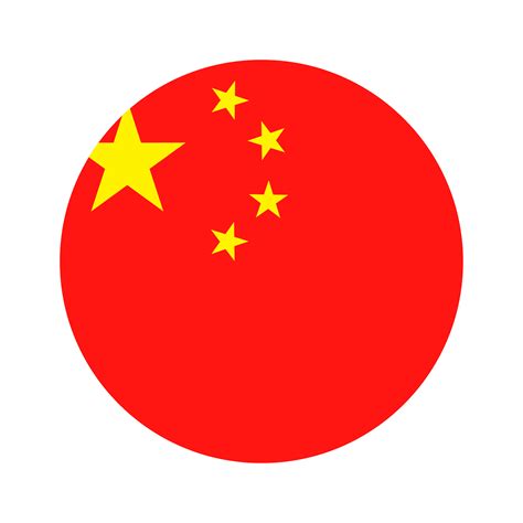 China Round Flag Vector Flat Icon Cmc Microsystems