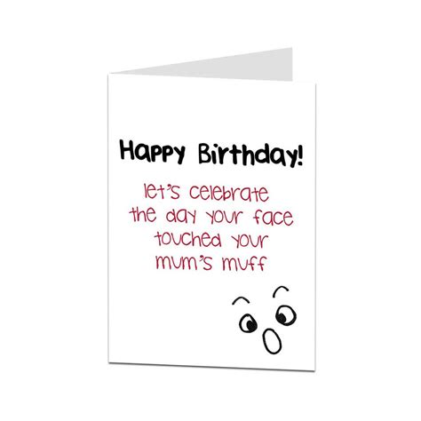 Rude Birthday Card Funny Birthday Card Birthday Insult Etsy